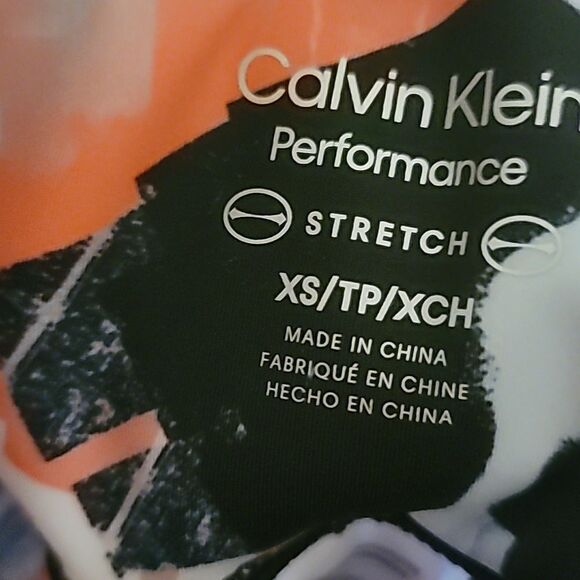 Calvin Klein Performance Women's Printed High-Rise 7/8 Leggings - Bold Blue XS - Picture 2 of 4